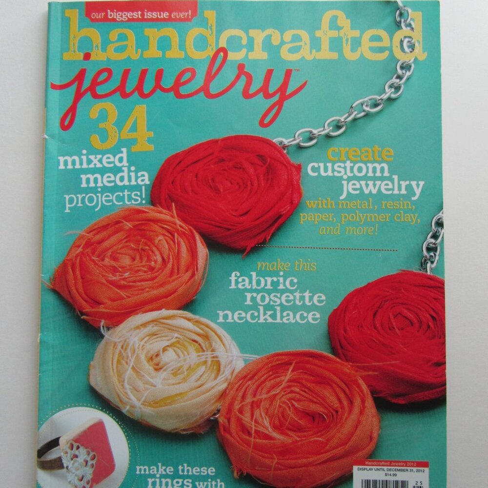 Handcrafted Jewelry 34 Mixed Media Projects Magazine December 2012